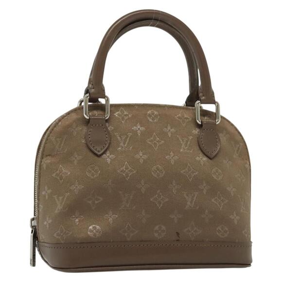 LOUIS VUITTON Monogram Satin Little Alma Hand Bag Gray M92147 - Picture 1 of 16